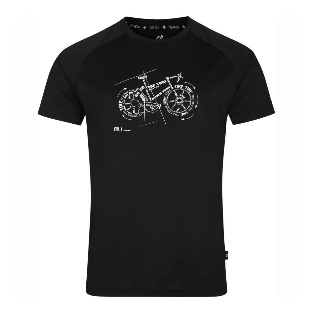 CAMISETA HOMBRE DARE2B TECH. Black DMT746
