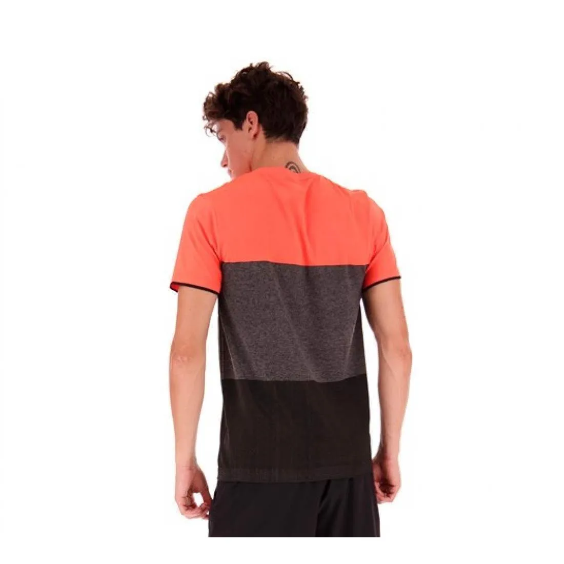 Camiseta Lotto Tech Seamless Coral Negro | Lotto