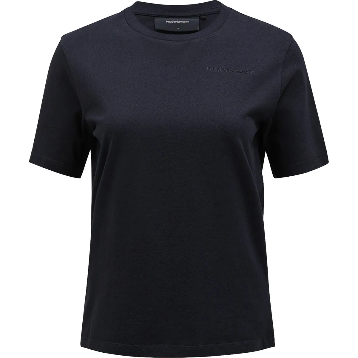 Camiseta Mujer W Original Small Logo Tee Peak Performance Negro
