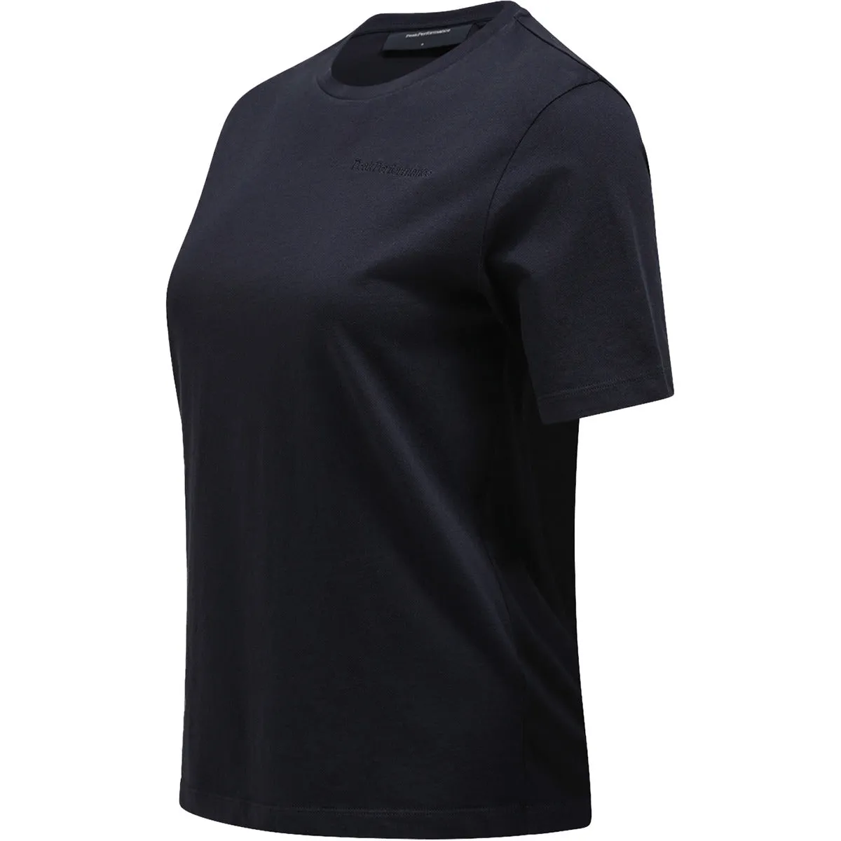 Camiseta Mujer W Original Small Logo Tee Peak Performance Negro