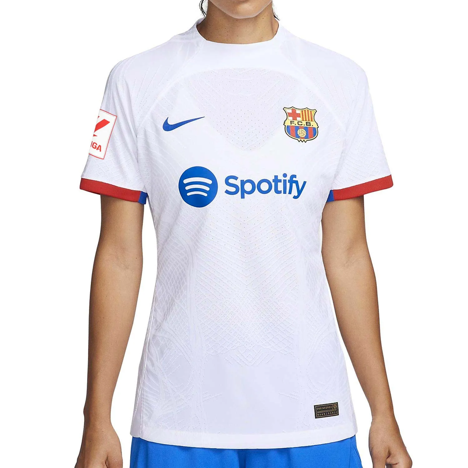 Camiseta Nike 2a Barcelona mujer Lewandowski 23 24 Match PLL