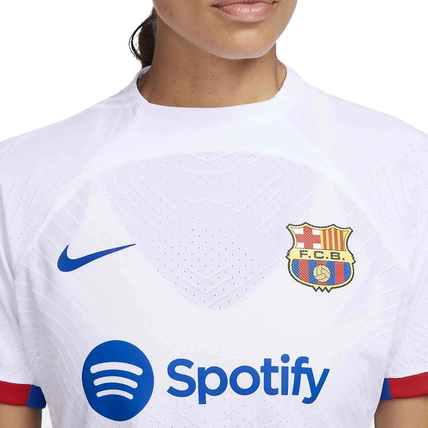 Camiseta Nike 2a Barcelona mujer Lewandowski 23 24 Match PLL