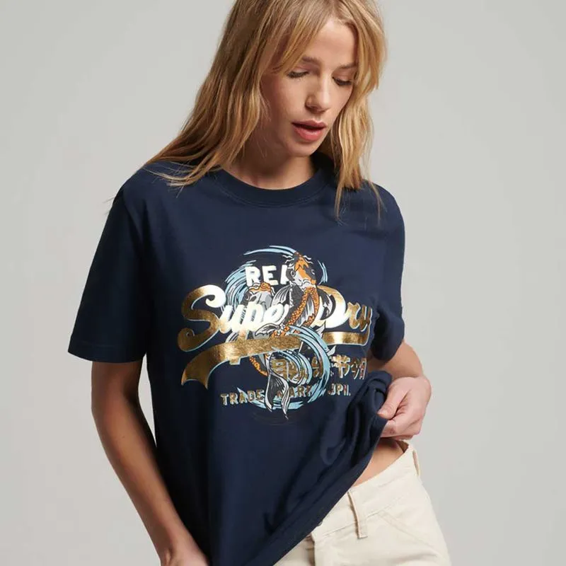 Camiseta Para Mujer Japanese Graphic Superdry