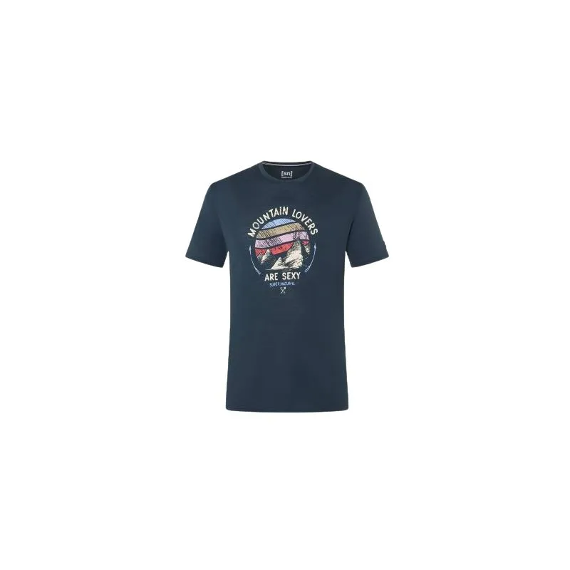 Camiseta SUPER.NATURAL M NORTHERN LIGHTS (Blueberry/Various) hombre