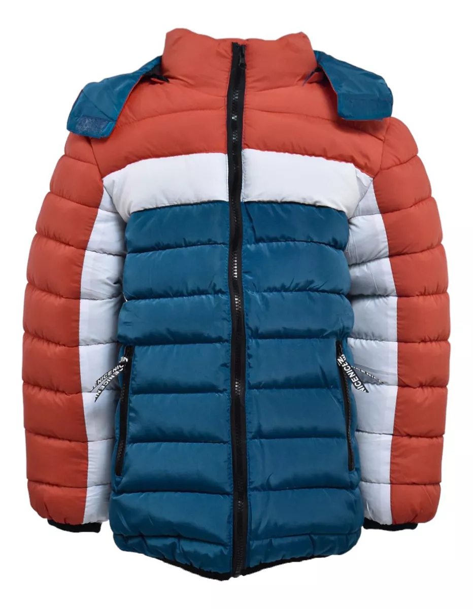 Campera Abrigo Niño Inflable Liviana Impermeable Chen F19