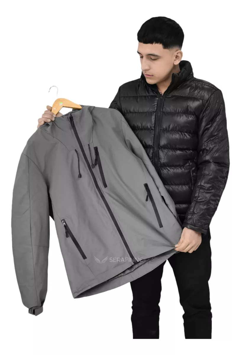 Campera Impermeable Hombre Desmontable Nieve 2 En 1 Hhp 6012