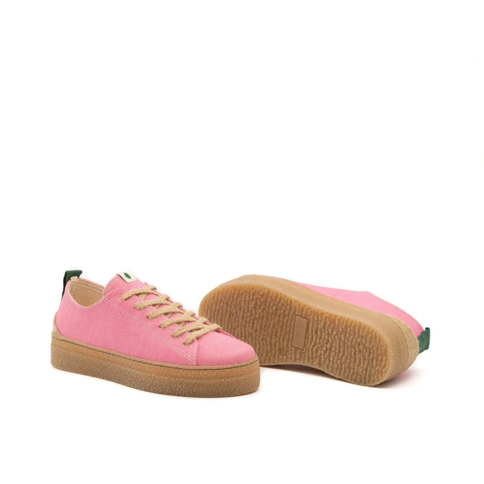 CAROLINE Zapatilla vegana Fucsia INE007