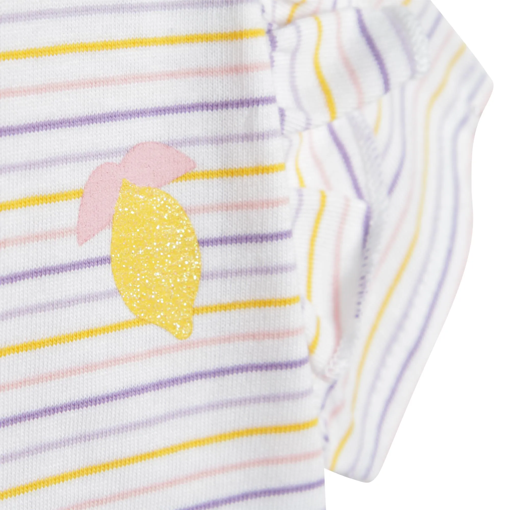 CARREMENT BEAU Camiseta de rayas con volantes