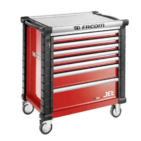 CARRO JETM4  7 CAJONES  ROJO FACOM JET.7M4A