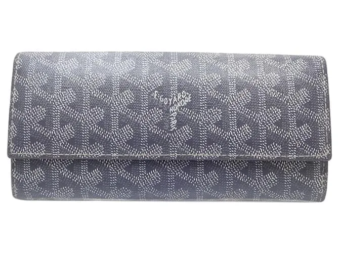Cartera larga Goyard Varenne en gris Castaño 