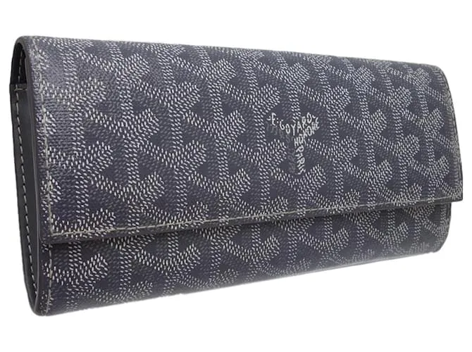Cartera larga Goyard Varenne en gris Castaño 
