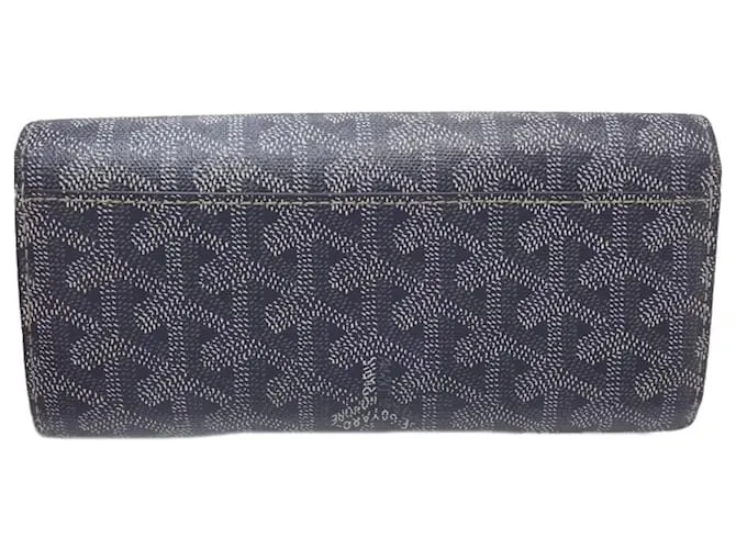 Cartera larga Goyard Varenne en gris Castaño 