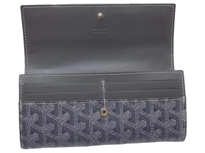 Cartera larga Goyard Varenne en gris Castaño 