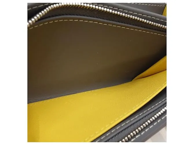 Cartera larga Goyard Varenne en gris Castaño 