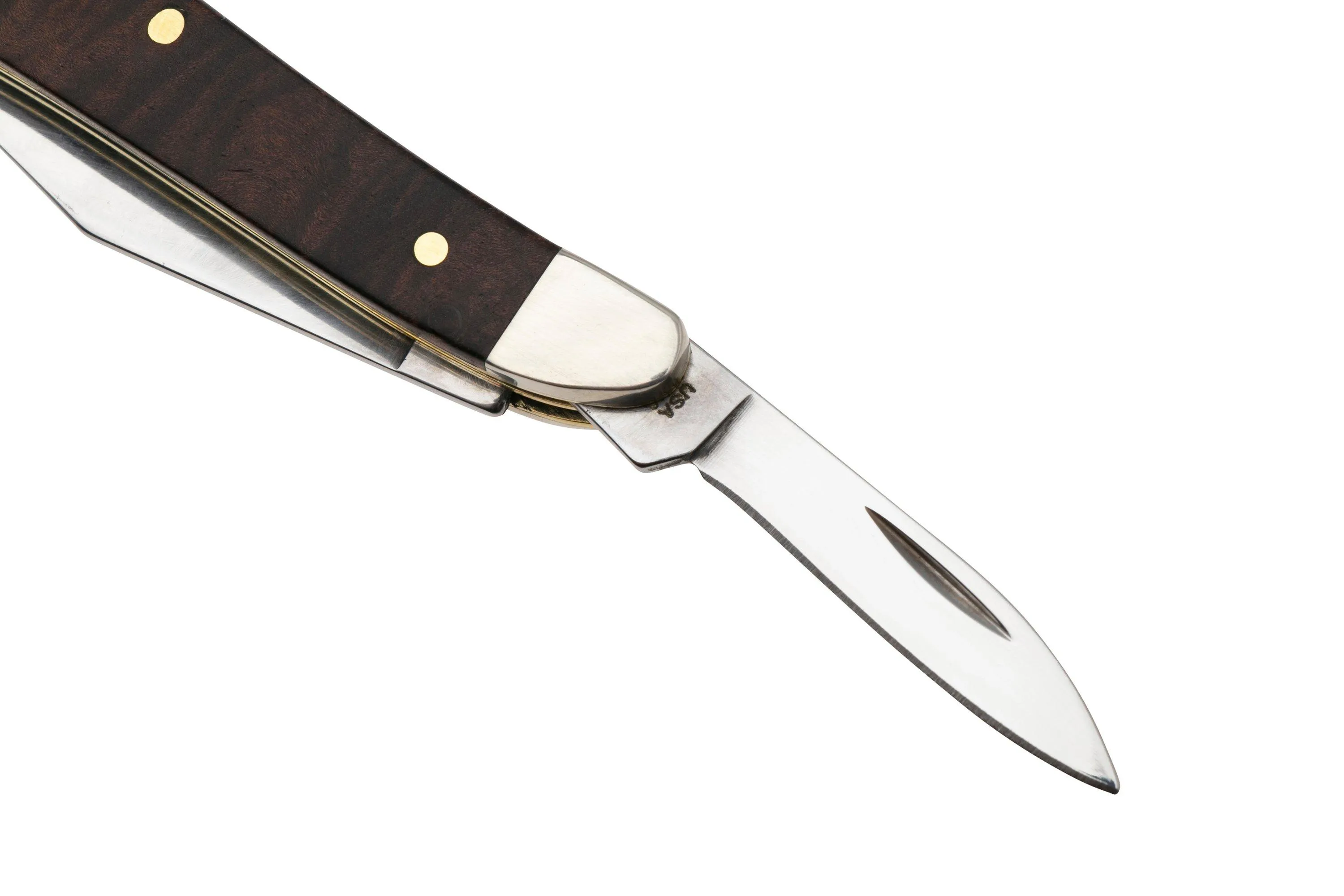 Case Peanut 64059 Smooth Brown Maple Burl Wood 7220 SS, navaja