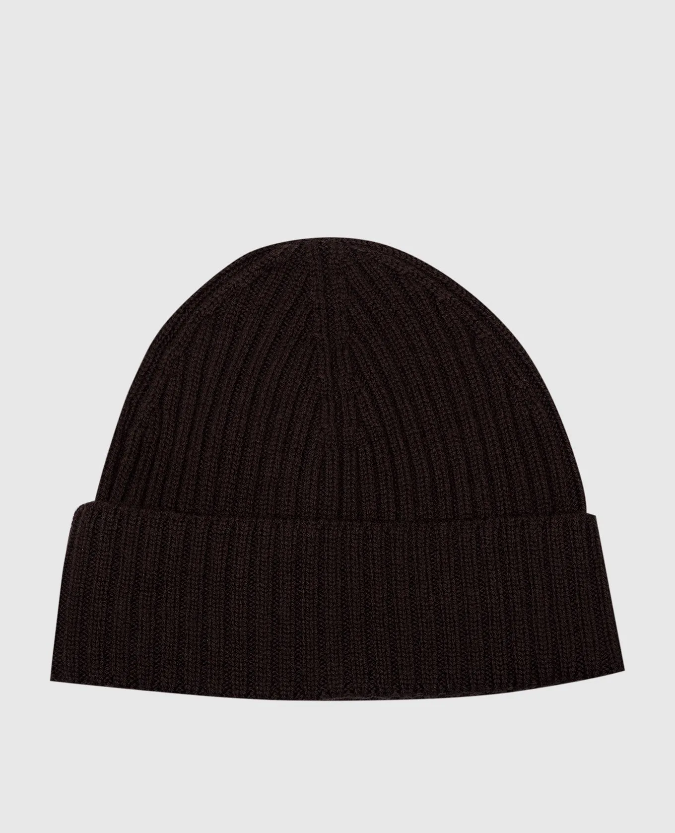 Cashmere&Whiskey Brown hat made of merino wool