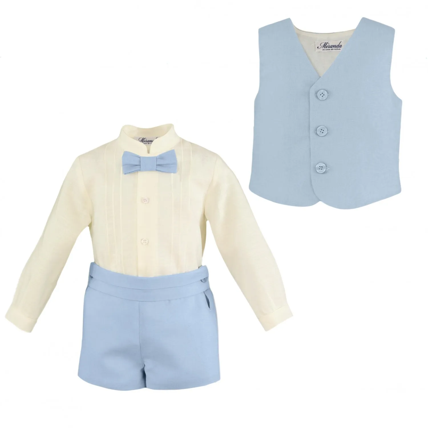 Ceremony boy's set in two colors. 3 pieces