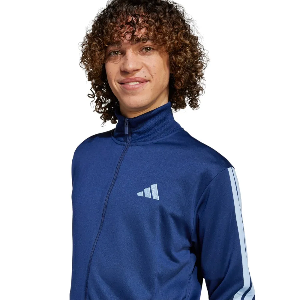 CHANDAL ADIDAS 3BANDAS FRENCH TERRY TT TS AZUL MARINO JI8873 HOMBRE