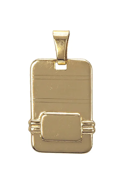 Chapa identidad oro, alerta médica 134_IMATRICULA