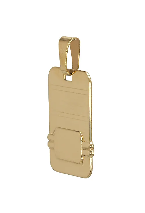 Chapa identidad oro, alerta médica 134_IMATRICULA