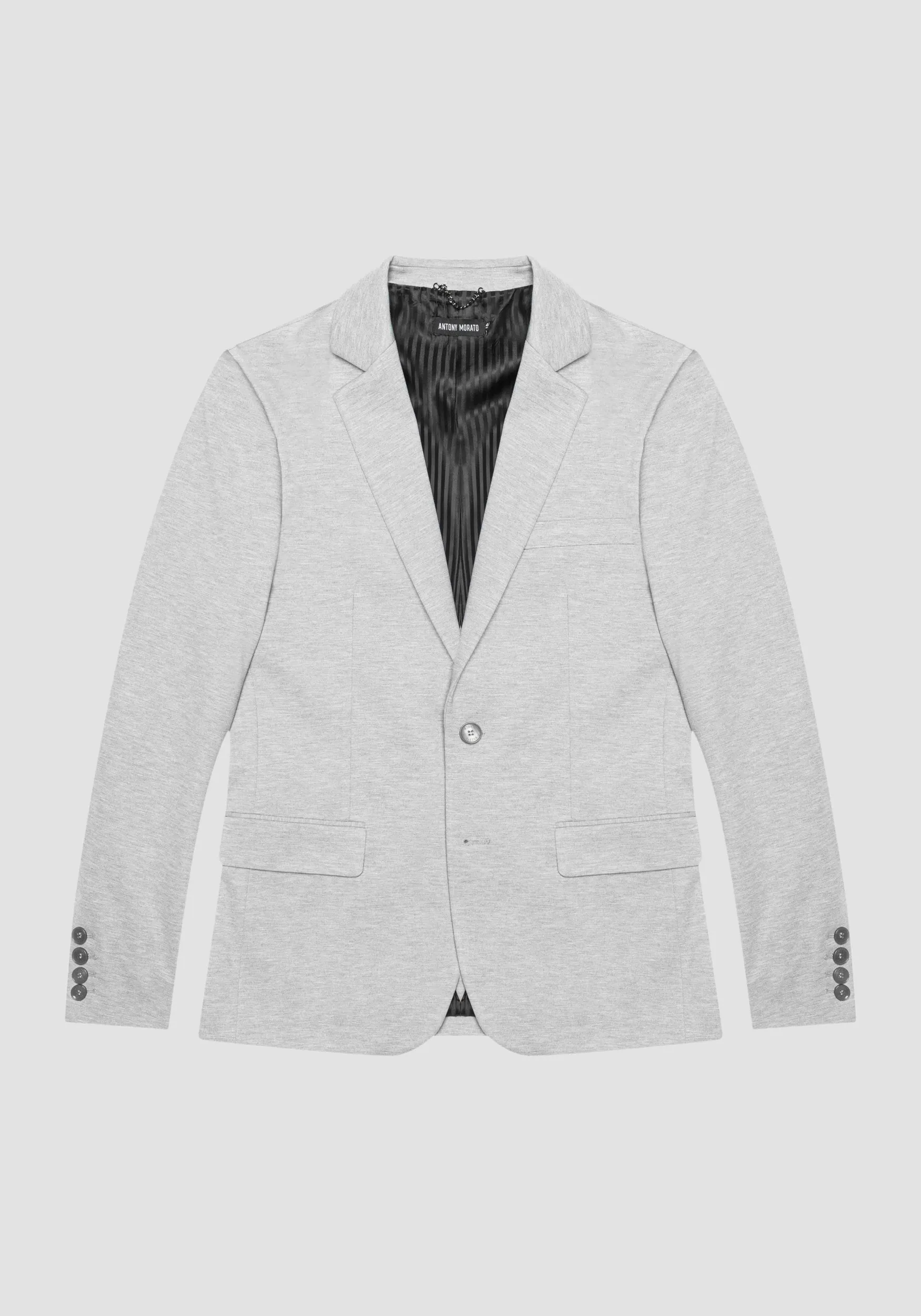 CHAQUETA ASHE SUPER SLIM FIT EN TELA DE MEZCLA DE VISCOSA ELÁSTICA