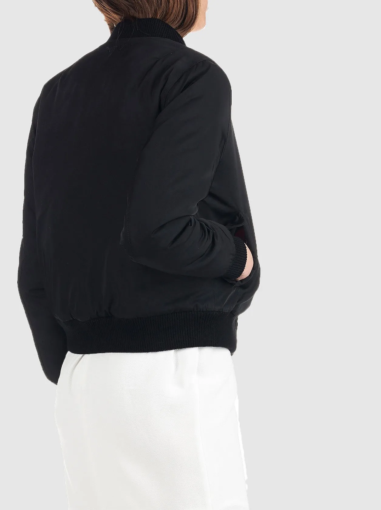 Chaqueta bomber original en negro