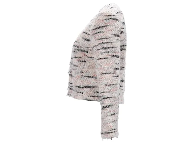 Chaqueta corta IRO en poliéster color crema Blanco Crudo 
