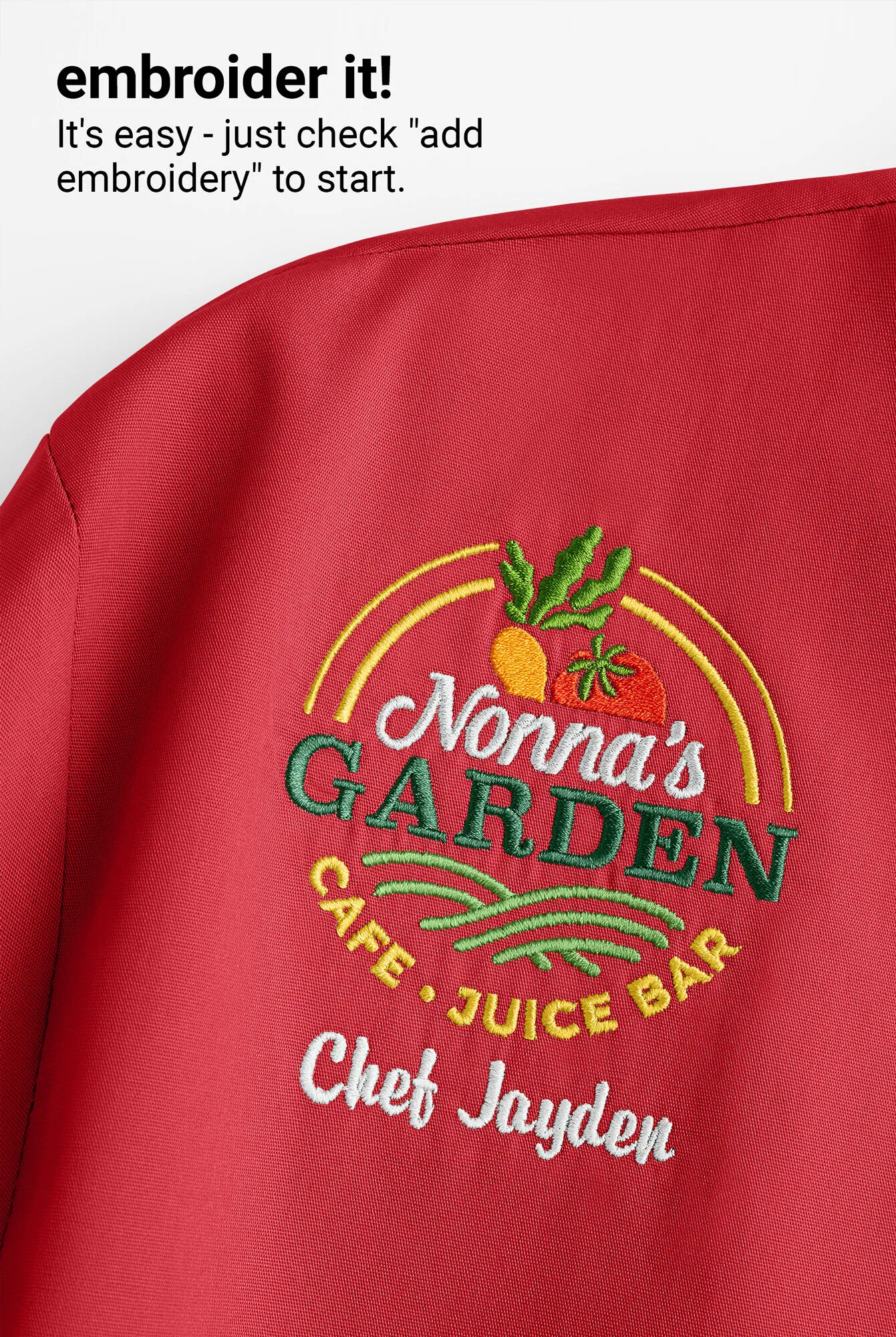 Chaqueta de chef liviana con doble abotonadura y botones de plástico para hombre