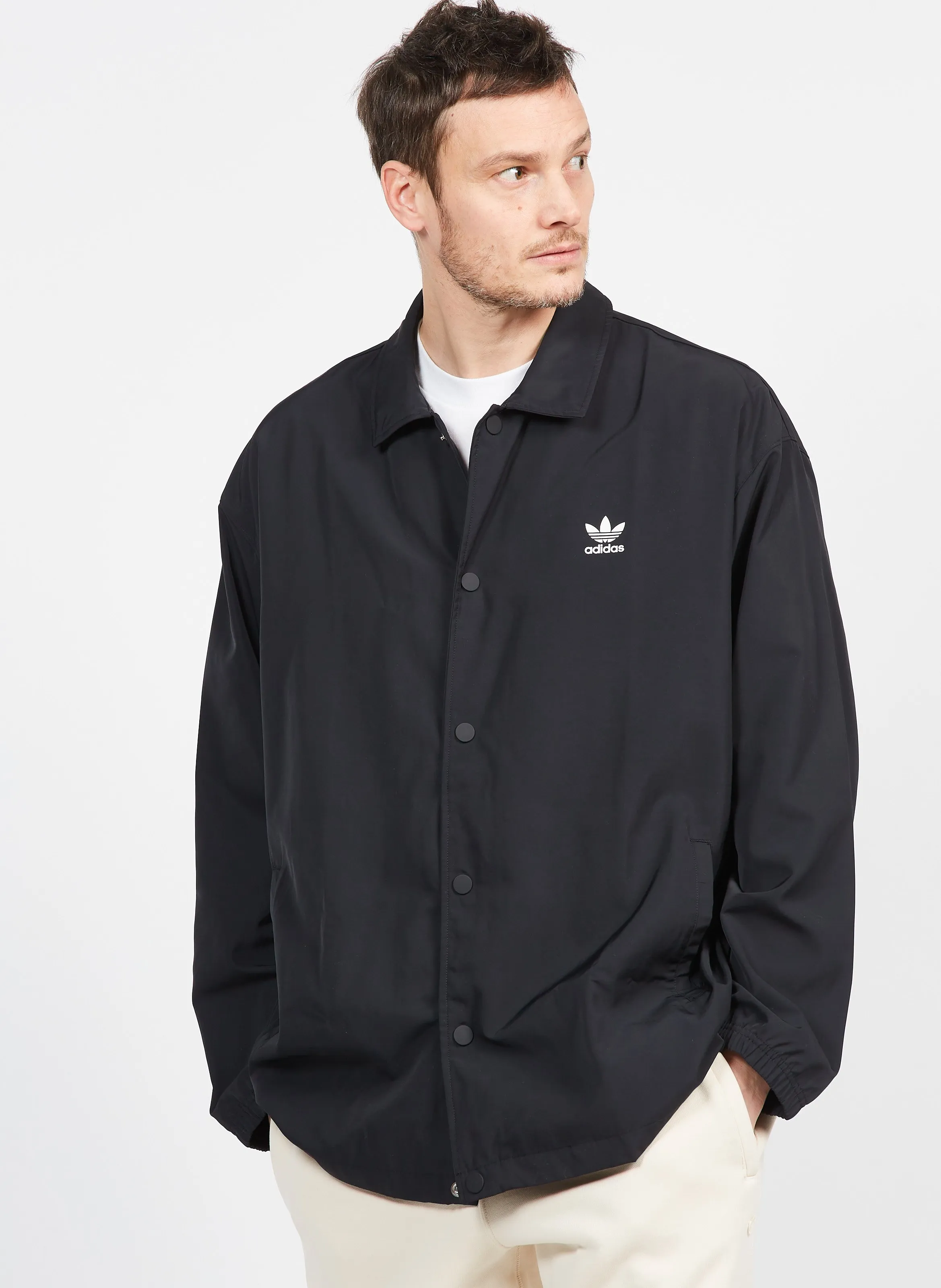 Chaqueta de chándal holgada en negro