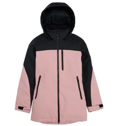 Chaqueta para mujer Burton Lelah (True Black/Powder Blush)
