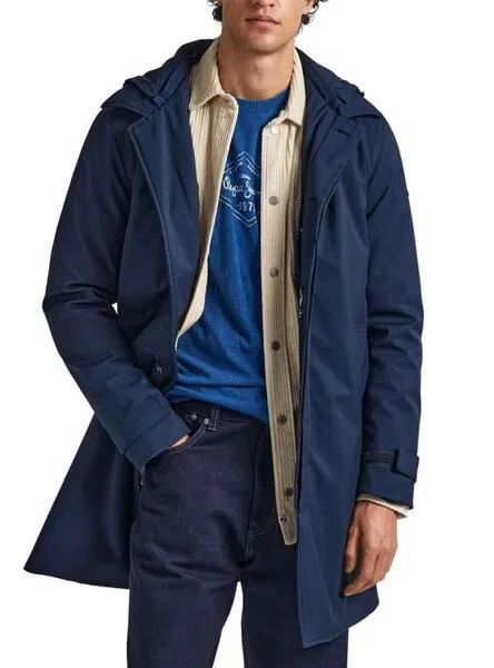 Chubasquero Pepe Jeans Broderick Marino Hombre