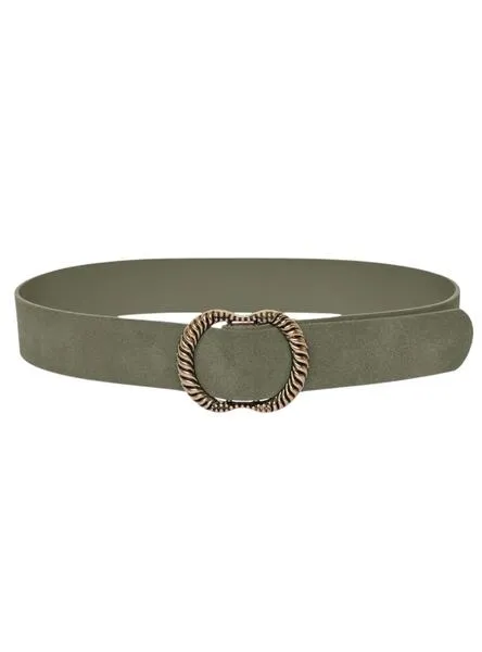 Cinturón Pieces Nikka Verde para Mujer