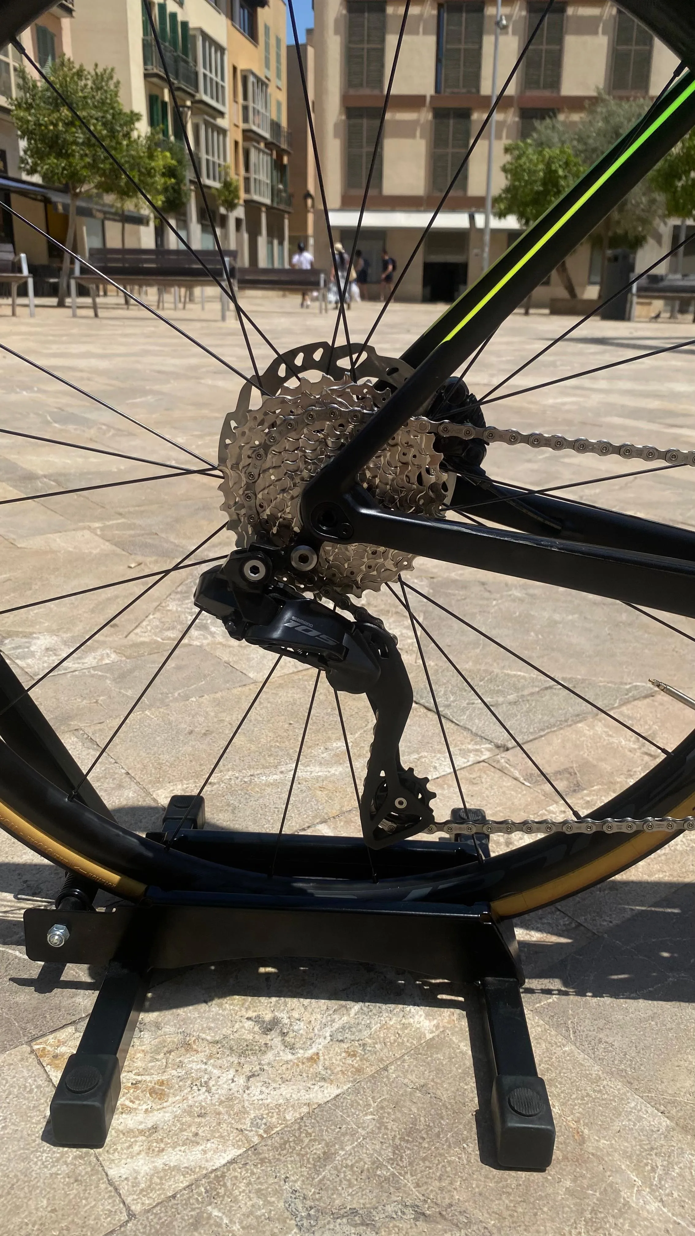 Colnago V3RS bicicleta de carretera negra y verde