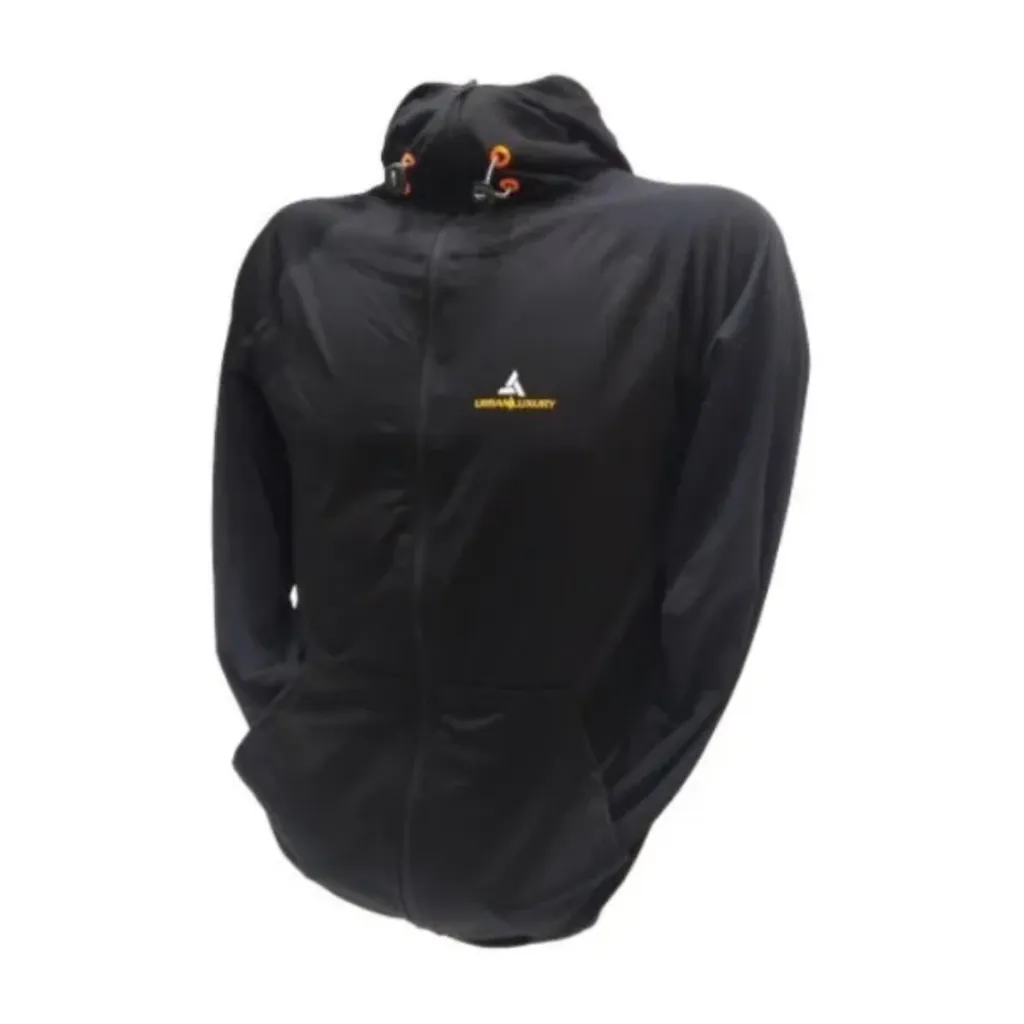 Combo H! Campera Deportiva Negra + Calza Térmica