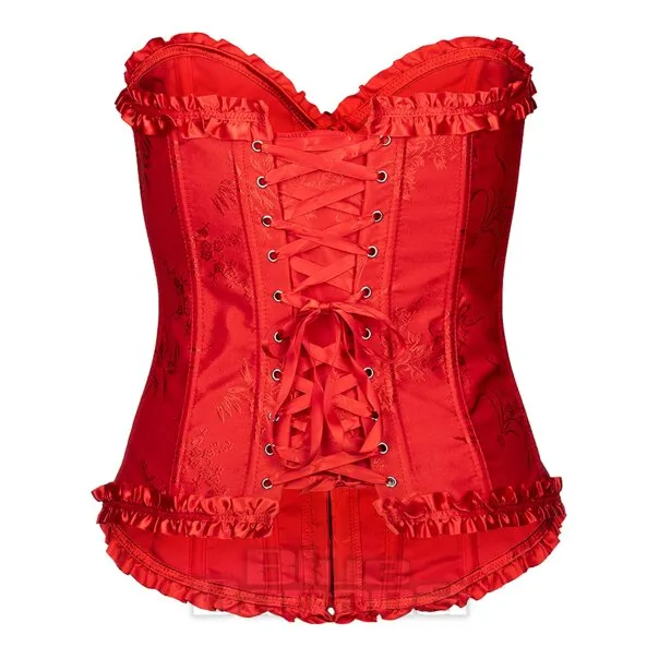 Corsé gótico Vixxsin Dahlia (rojo)