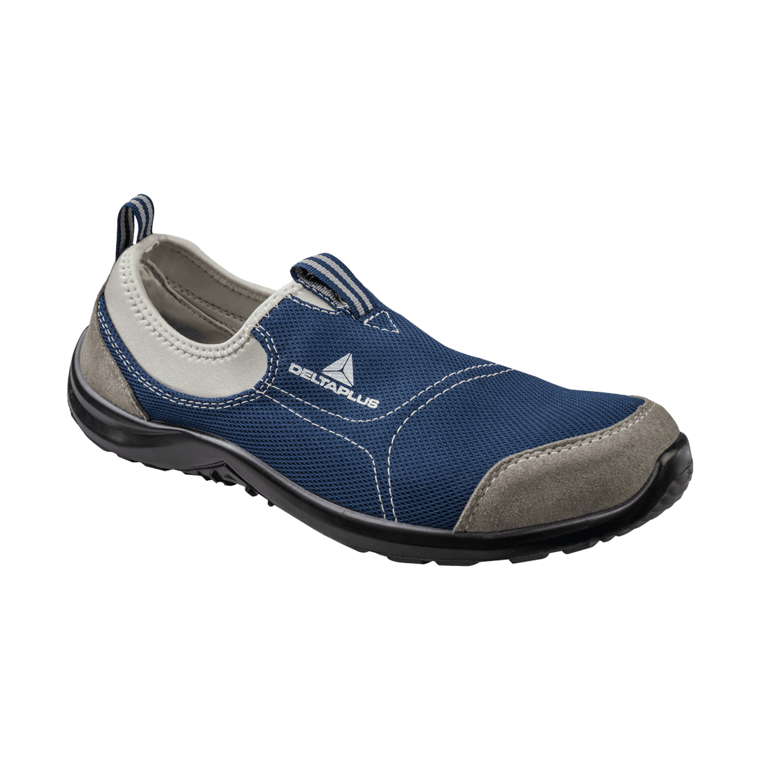 DELTA PLUS PPMIAMISPGB08 TALLA 40 TENNIS POLIESTER ALGODON TRANSPIRABLE PUNTA ACERO INOXIDABLE GRIS/AZUL