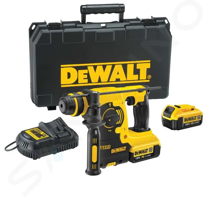 DEWALT HERRAMIENTAS  MARTILLO COMBINADO AKU 18V SDS PLUS, 2X BATERíA 4,0 AH, CARGADOR DCH253M2