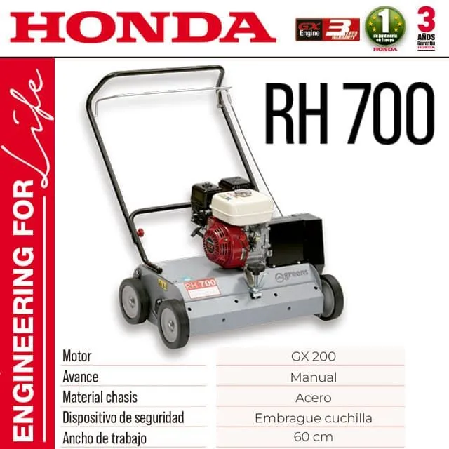 Escarificador / Regenerador Césped HONDA RH 700