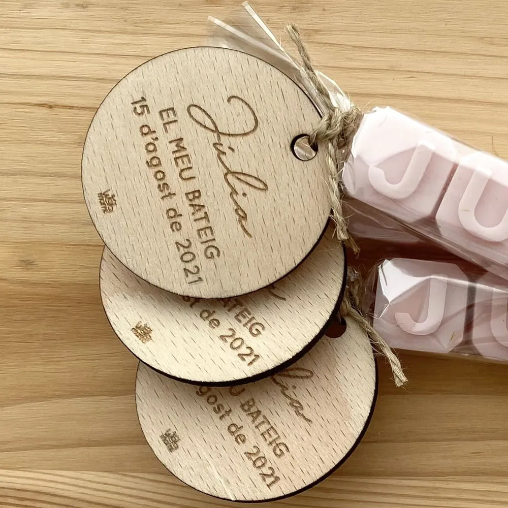 Etiquetas de Madera