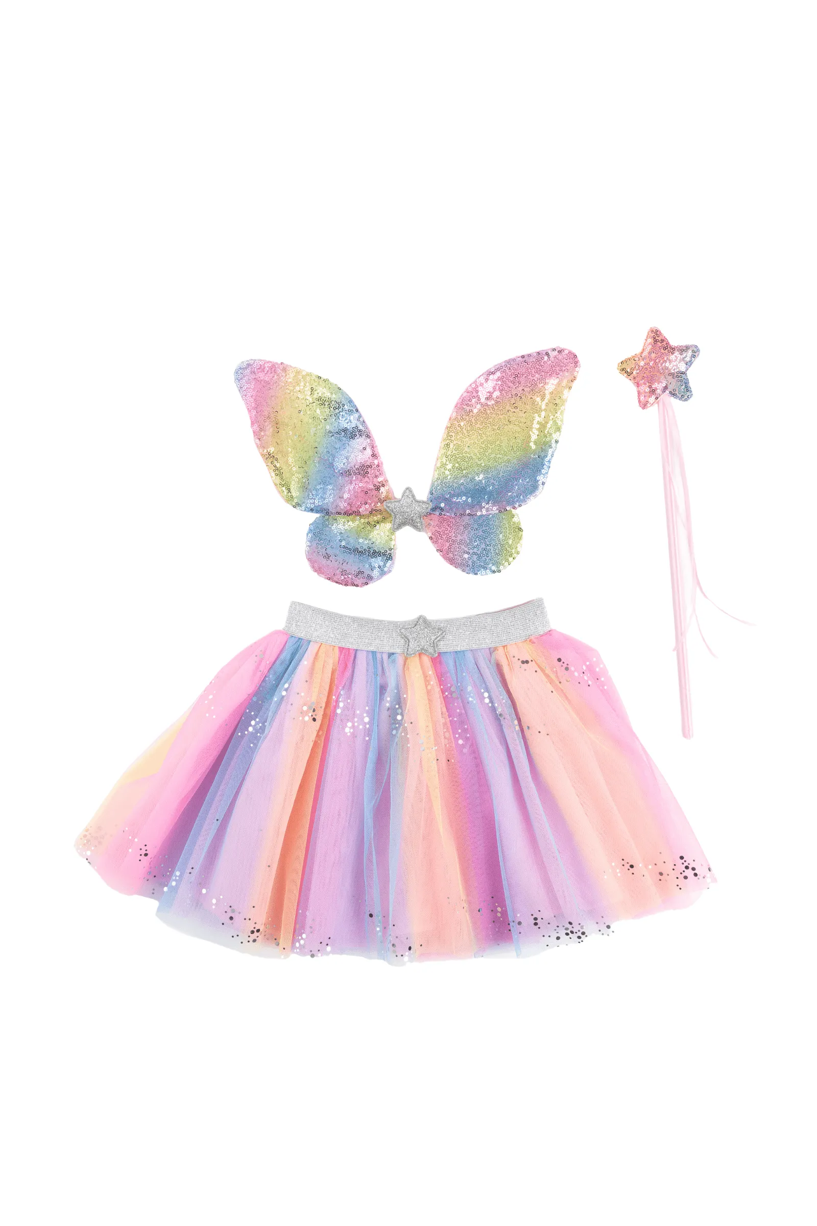 FALDA RAINBOW CON ALAS Y VARITA · GREAT PRETENDERS 46 AOS