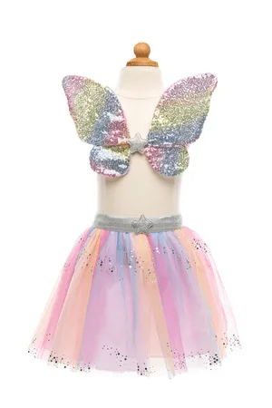 FALDA RAINBOW CON ALAS Y VARITA · GREAT PRETENDERS 46 AOS