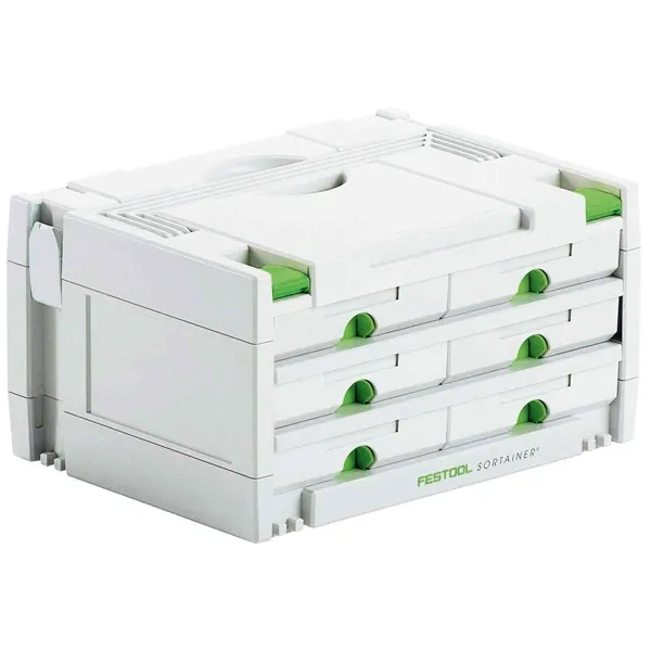 FESTOOL  SYS 3SORT/6  MALETASYSTAINER ESPECIAL, 395X295X210MM, GAMA MIXTA DE HERRAMIENTAS, SISTEMA DE CLIPAJE ALMACENAMIENTO 