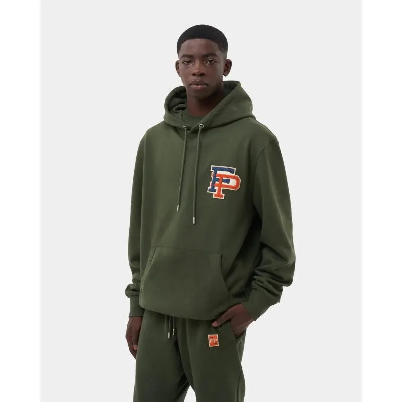 FILLING PIECES HOODIE PATCH KOMBU GREEN