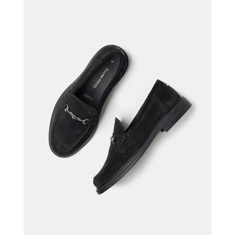 FILLING PIECES LOAFER SUEDE BLACK