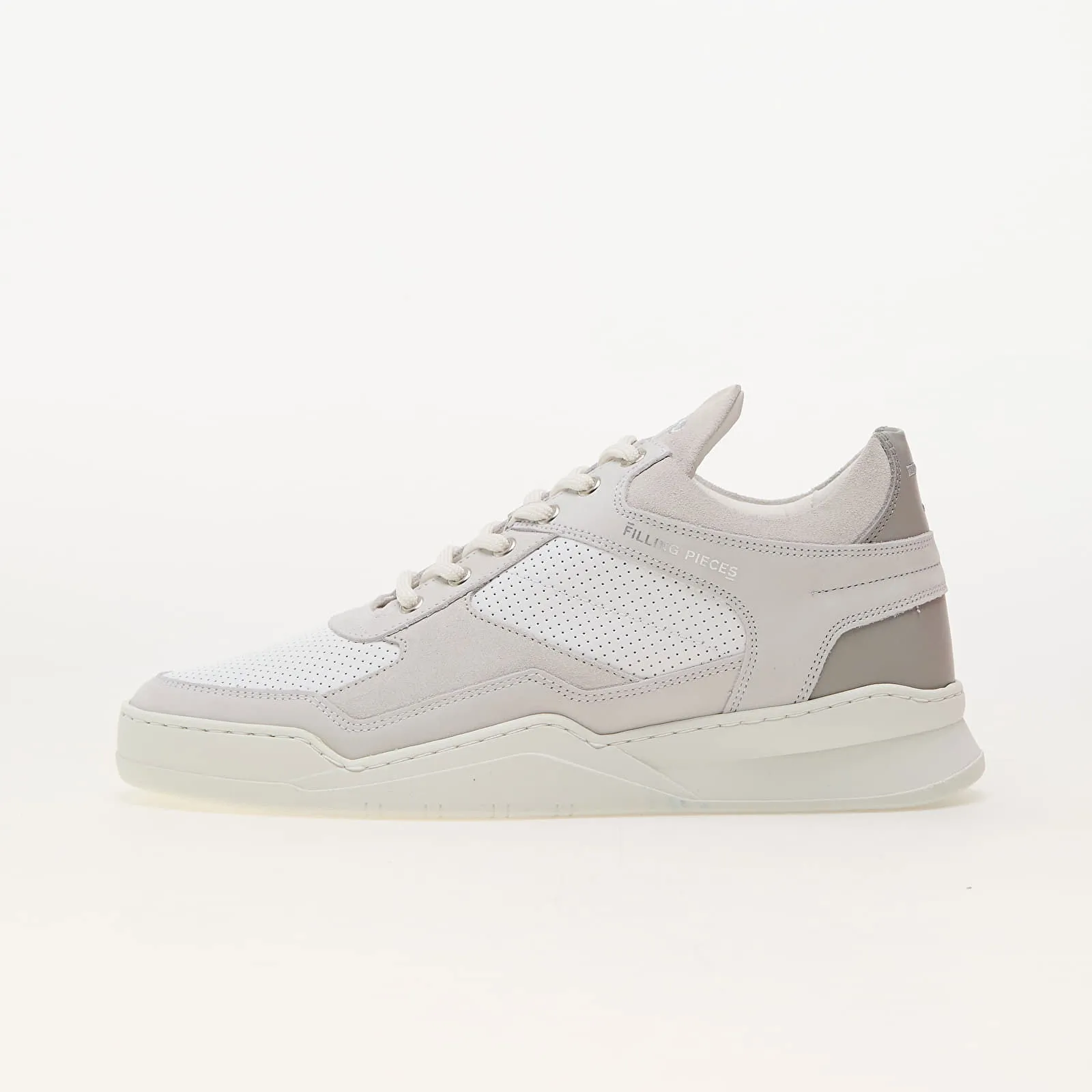 Filling Pieces Low Top Ghost Paneled White