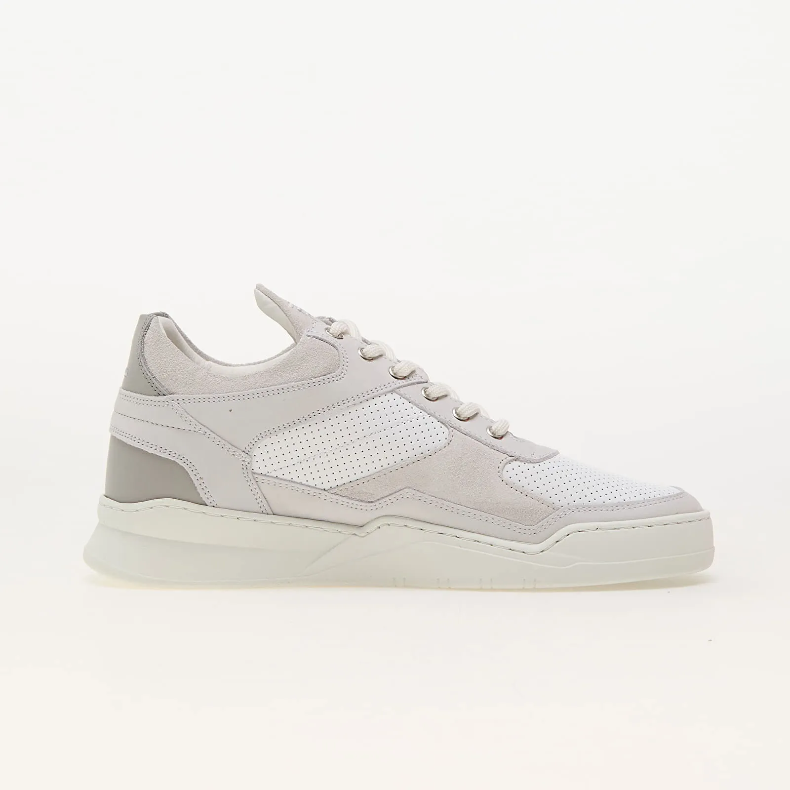 Filling Pieces Low Top Ghost Paneled White