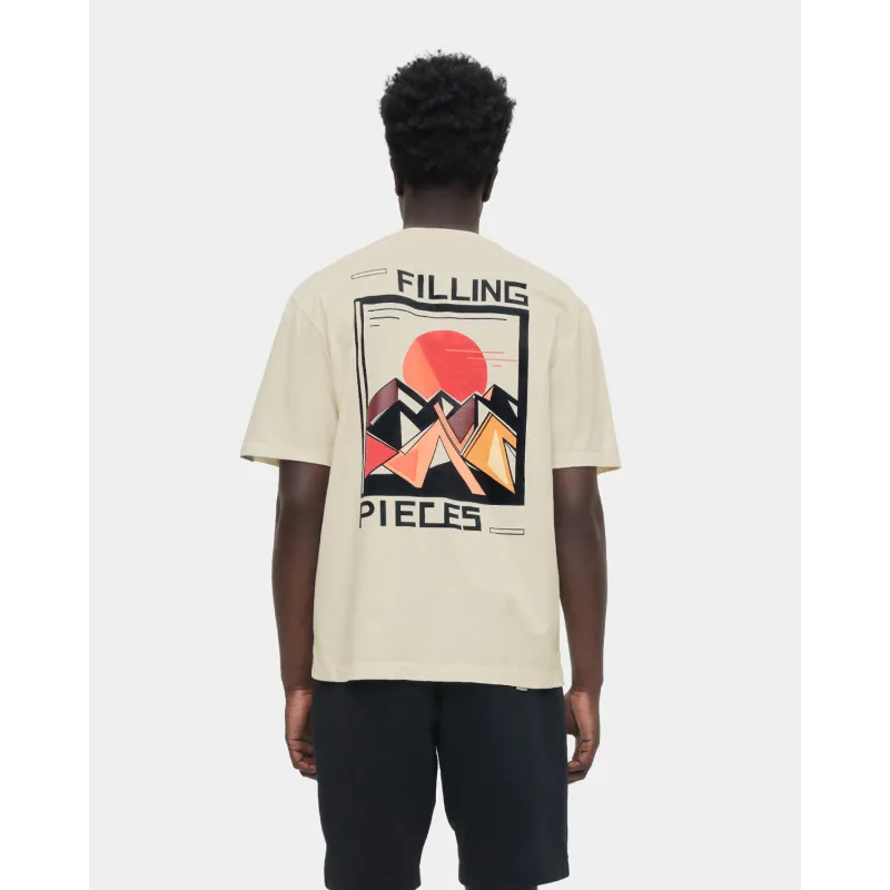 FILLING PIECES TSHIRT SUNSET ANTIQUE WHITE