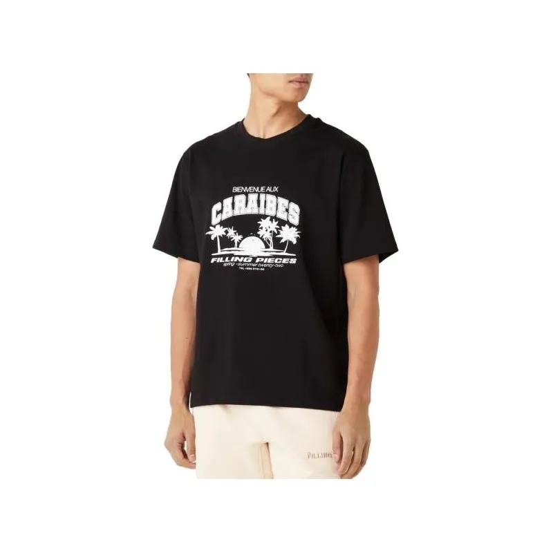 FILLING PIECES TEE CARAIBES BLACK