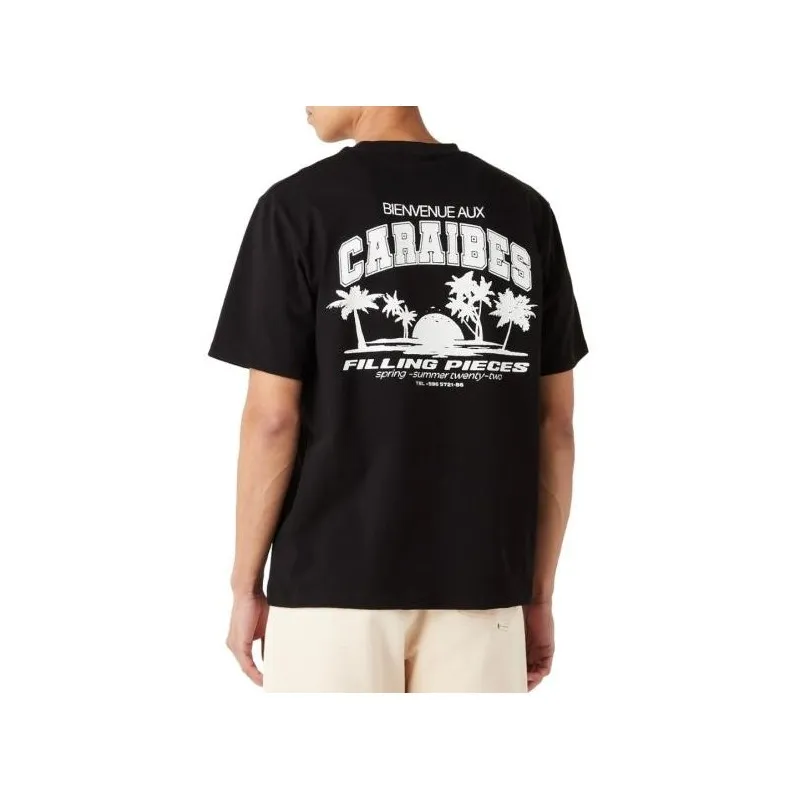 FILLING PIECES TEE CARAIBES BLACK