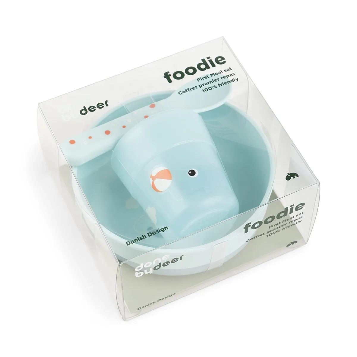 Foodie vajilla First meal Playground Blue 3 piezas · Done By Deer